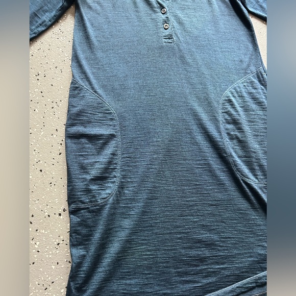Wool& Georgia Henley Merino Wool Blend Dress Size Extra Small Wooland - Picture 7 of 11